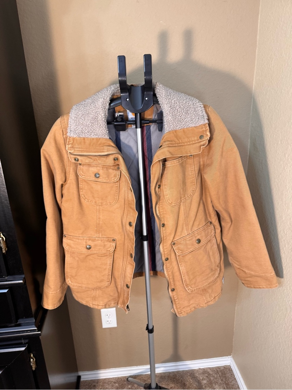 Carhartt Tan Canvas Duck Cotton Field Jacket